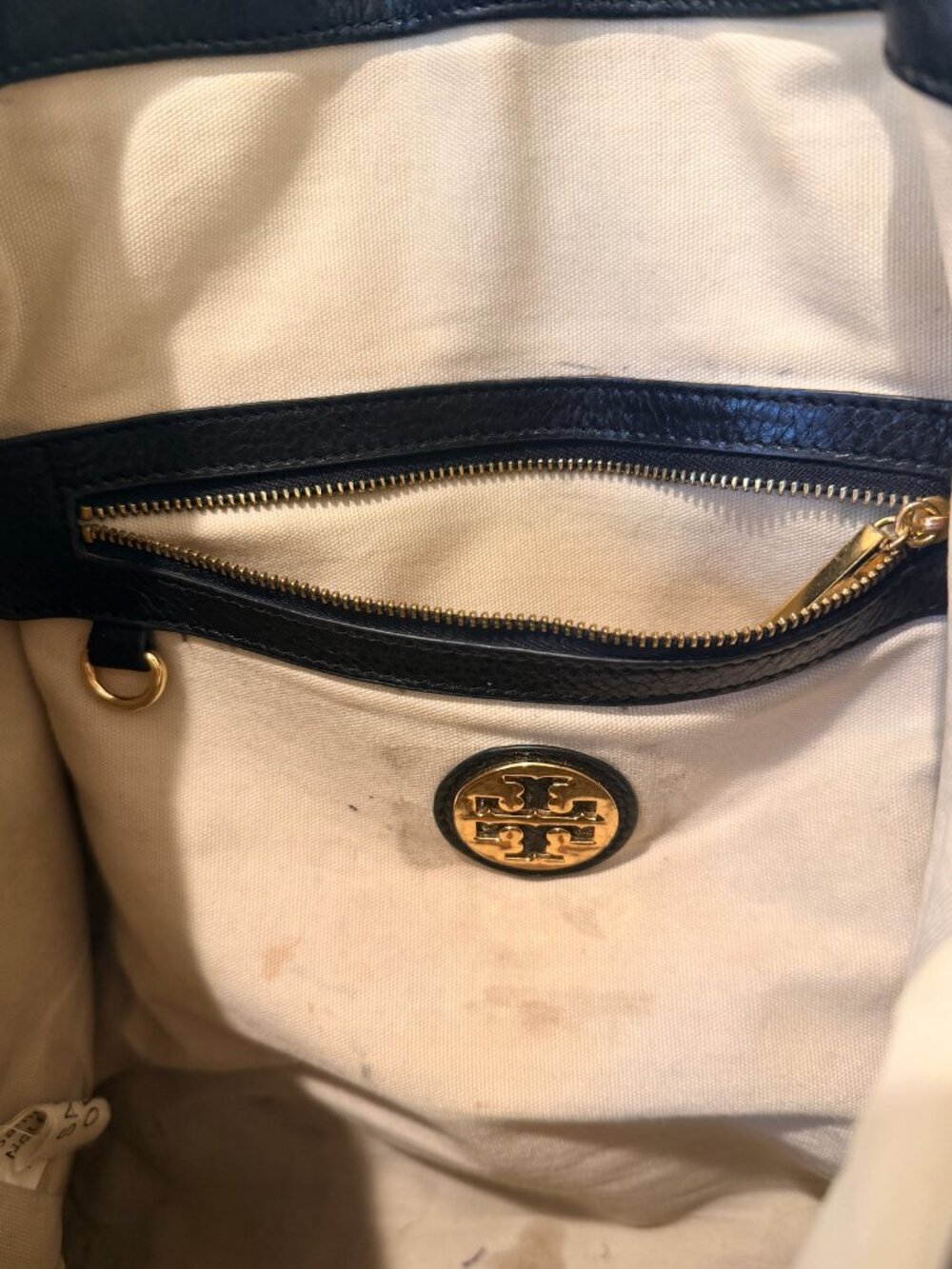Black Tory Burch Purse/Tote - Picture 10 of 11